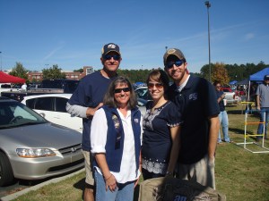 Don, Lisa, Lori, and Brent in Statesboro before Georgia Southern game