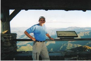 Don's Brother on Wayah Bald Observation Tower