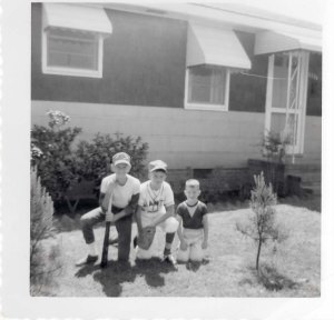 Mike and Don, 1962, with a Friend of Mike's