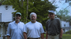 Ponder, Alton, and Mike in Manchester Center, VT