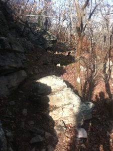 A Rocky Section of the Pine Mountain Trail