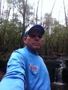 Taking a Break at Cascade Falls